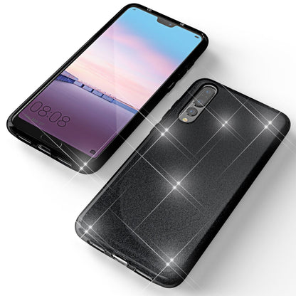NALIA Glitzerhülle für Huawei P20 Pro – Funkelnder Glitzer-Look & Grip – SHINEPOP (Silikon Case) – Marke aus Berlin