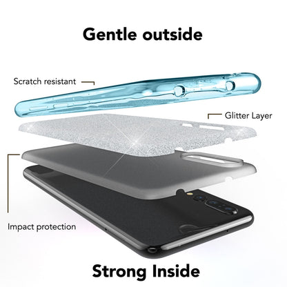 NALIA Glitzerhülle für Huawei P20 Pro – Funkelnder Glitzer-Look & Grip – SHINEPOP (Silikon Case) – Marke aus Berlin