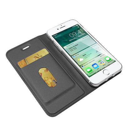 NALIA Klapphülle kompatibel mit iPhone SE 2022 / SE 2020 / 8 / 7, Flip Case Kunst-Leder Handyhülle Hard Cover Etui 360 Grad Hülle, Handy-Tasche Phone Book Bumper Wallet Klappbar