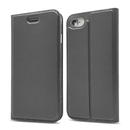 NALIA Klapphülle kompatibel mit iPhone SE 2022 / SE 2020 / 8 / 7, Flip Case Kunst-Leder Handyhülle Hard Cover Etui 360 Grad Hülle, Handy-Tasche Phone Book Bumper Wallet Klappbar
