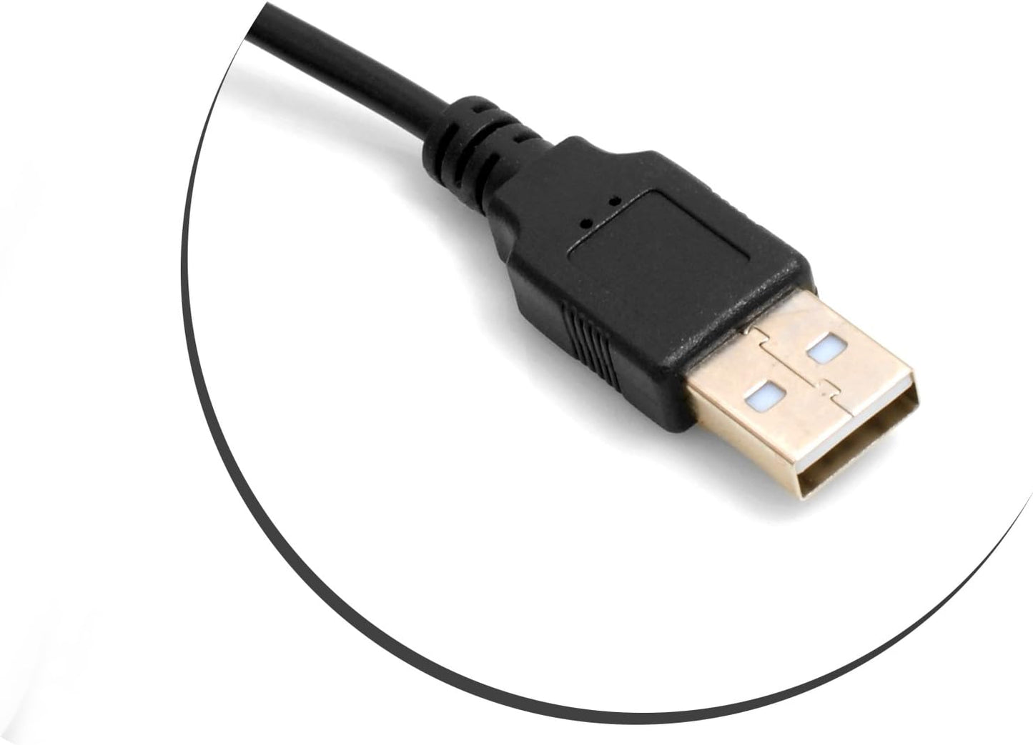SYSTEM-S USB 2.0 cable 130 cm 8 pin male to type A male cable in black for Nikon Coolpix cameras