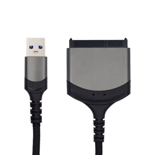 SYSTEM-S SATA Kabel 15 cm 22Pin Buchse zu USB 3.0 Typ A Stecker Adapter für Festplatte