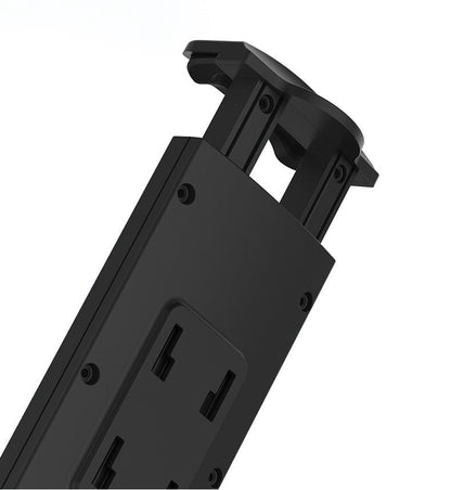 SYSTEM-S Tischhalterung 360° Schwanenhals flexibel Ständer für Tablet Smartphone Schwarz