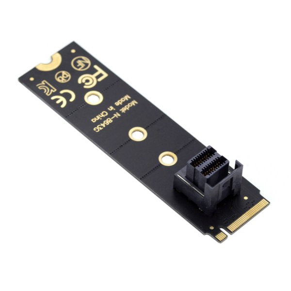 SYSTEM-S SFF-8639 Adapter NVME OCIe 4.0 für M.2 NGFF M-key Mainboard SSD