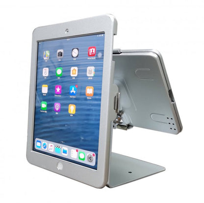 SYSTEM-S Tischständer Dual 360° Halterung abschließbar für iPad Mini 6 (2021) in Grau