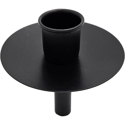 4 STÜCK Kerzenhalter für Flaschen Metall schwarz Kerze Flasche Stabkerzenhalter