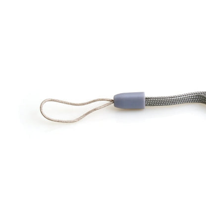 SYSTEM-S Neck Strap Lanyard with Loop in Grey for Smartphone MP3 Player