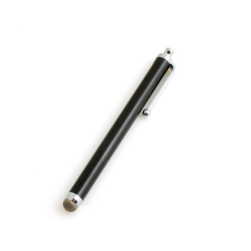 SYSTEM-S Stylus Touch Pen Textilfaser Spitze für Smartphone Tablet