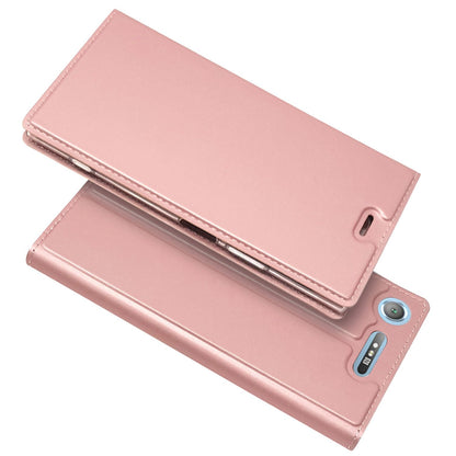 Sony Xperia XZ1 Hülle Flipcase von NALIA, Slim Kickstand Handyhülle Schutz