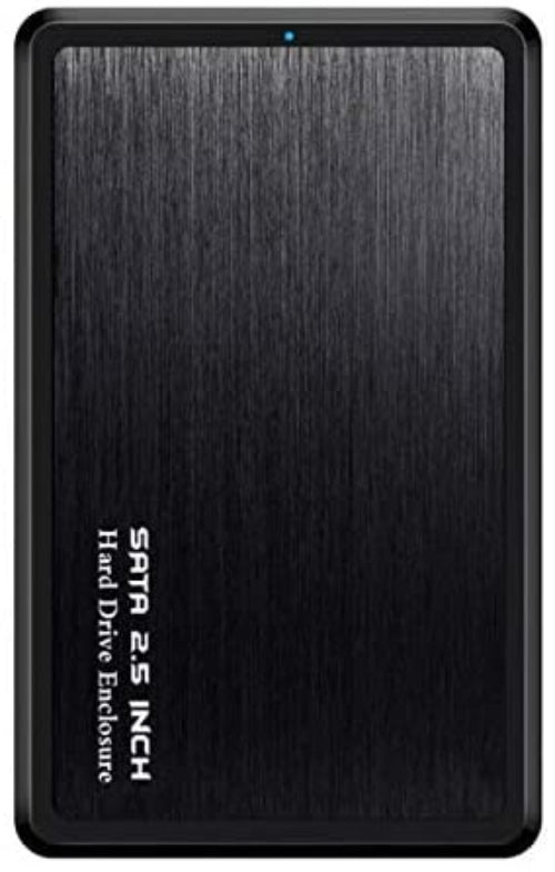 System-S USB 3.0 Micro B Festplattengehäuse 2, 5 Zoll SATA 1 2 3 HDD in Schwarz