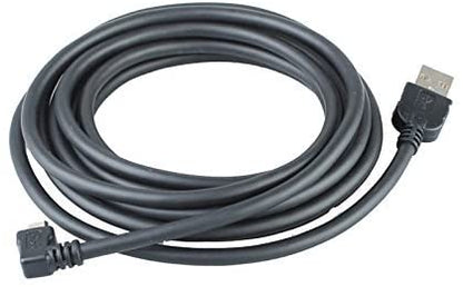 System-S USB 2.0 Kabel für USB-A auf USB Micro-B 300 cm Winkelstecker 90 Grad System-S