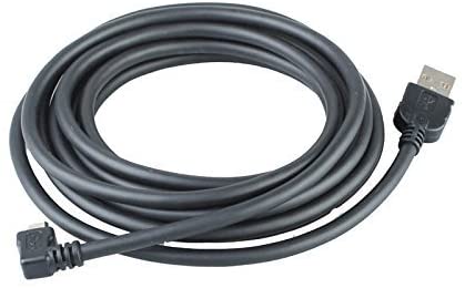 System-S USB 2.0 cable for USB-A to USB Micro-B 300 cm angled connector 90 degrees System-S 