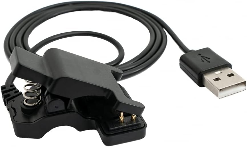 SYSTEM-S USB 2.0 Kabel 100 cm Ladestation für Xiaomi Redmi Smartwatch in Schwarz