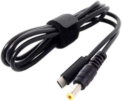 SYSTEM-S USB 3.1 Kabel 145 cm Typ C Stecker zu DC 20 V 5,5 x 1,1 mm Stecker