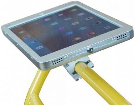 SYSTEM-S rod holder with lock fastening made of metal for iPad 9.7" (2018) A1673 A1674 A1675 A1893 A1954 A1822 A1823 A1474 A1475 A1476 A1566 A1567 Air 1 2