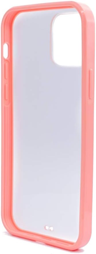 SYSTEM-S Schutzhülle aus Silikon in Pink Transparent Hülle kompatibel mit iPhone 12 Pro