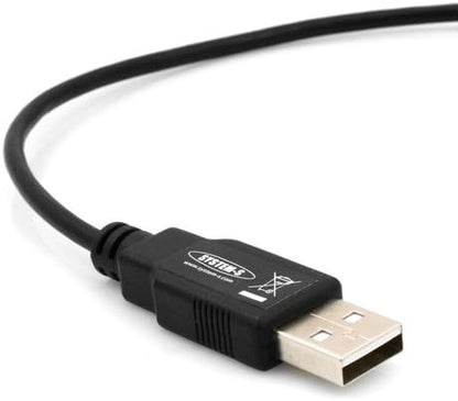 System-S Micro USB Adapter Kabel 90° Winkelstecker 20 cm