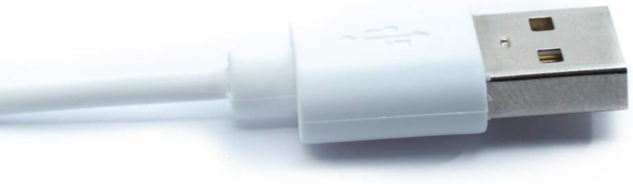 SYSTEM-S USB 2.0 Kabel 90 cm in Weiß Ladestation für Huawei Honor Watch GS PRO Smartwatch