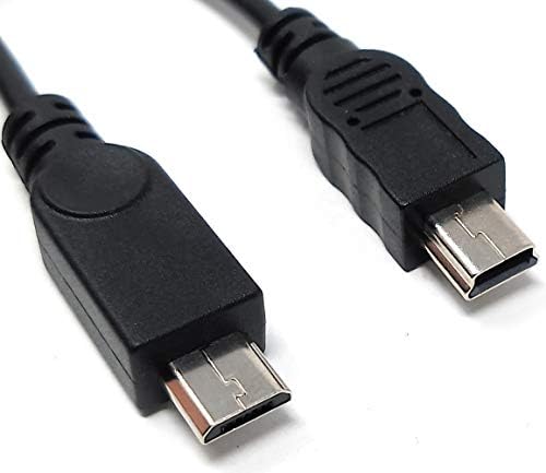 SYSTEM-S USB 2.0 Y Kabel 25 cm Mini B Buchse zu Mini B und Micro B Stecker Adapter