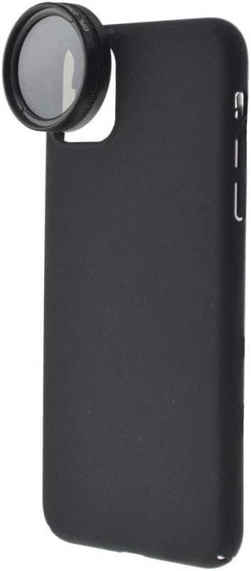 SYSTEM-S CPL Filter 37 mm Circular Polarizer Lens in Black with Case for iPhone 12 Pro