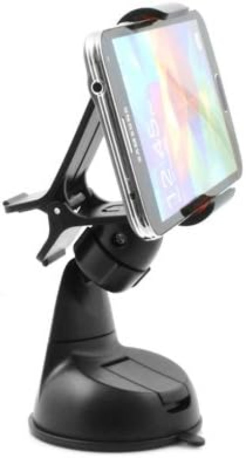 System-S Universal KFZ Auto Halter Saugnapf Windschutzscheiben Halterung 360° rotierbar für Smartphone Navi GPS Mobile Gerät bis 11 cm Breite