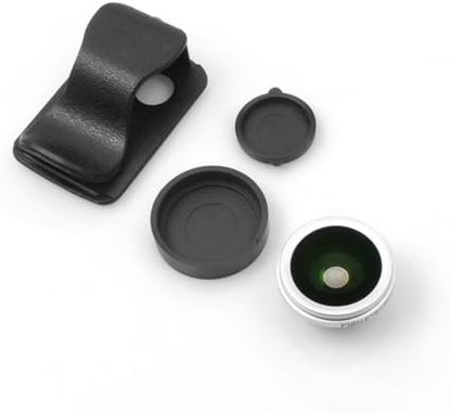 System-S Universal Clip-on Klammerhalterung 180° (0,28x) Fischaugenlinse Fisheye Lens Objektiv für Smartphone Handy Tablet