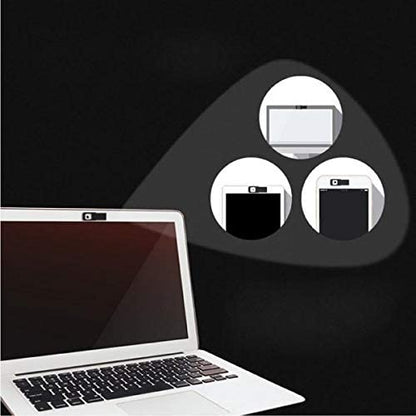 System-S Webcam Abdeckung Selbstklebend Ultradünn in Schwarz