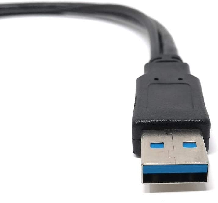 System-S USB Typ A 3.0 Kabel Stecker zu 1 X USB Typ A 3.0 und 1X USB A Typ 2.0 Buchse