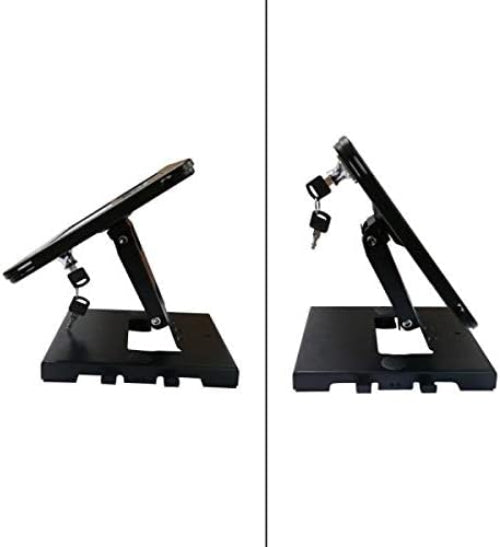 SYSTEM-S Abschließbare Tisch und Wandhalterung für iPad Pro 12,9 (2015, 2017) A1670 A1671 A1584 A1652