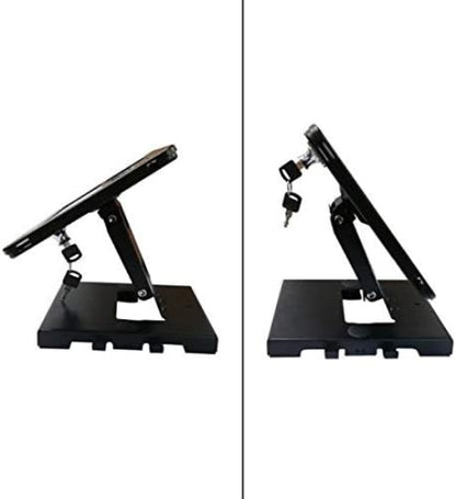SYSTEM-S Abschließbare Tisch und Wandhalterung für iPad Pro 12,9 (2015, 2017) A1670 A1671 A1584 A1652