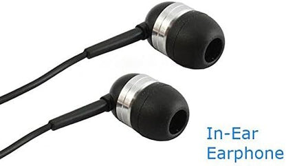 System-S Universal Inear Headset Kopfhörer mit Fernbedienung für Smartphone Handy Tablet PC
