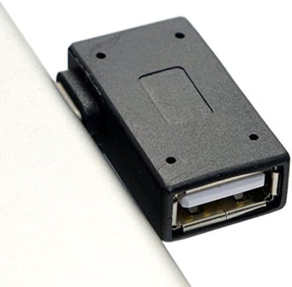 SYSTEM-S USB Typ C 3.1 OTG On The Go Host Adapter Stecker zu USB A 2.0 Buchse Konverter Adapter