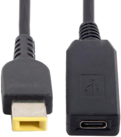 SYSTEM-S USB 3.1 cable 23 cm Type C female to Rectangle 11.0 x 5.0 mm male