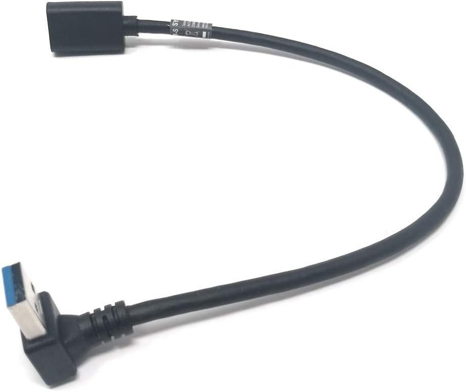 System-S USB Typ A 3.0 auf USB Typ A 3.0 Kabel Abwärts gewinkelt 30 cm