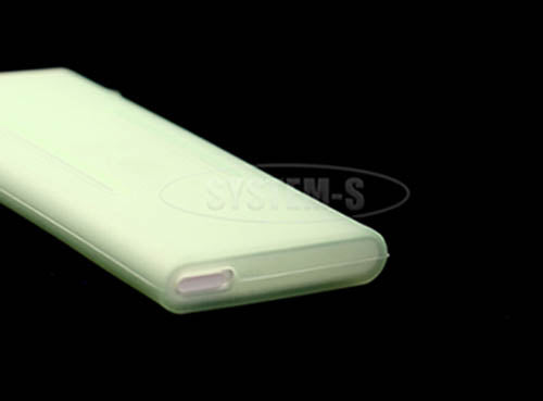 System-S Silicone Skin Case Cover for Apple iPod Nano 2 GREEN