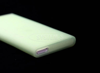 System-S Silikon Skin / Hülle / Cover für Apple iPod Nano 2 grün