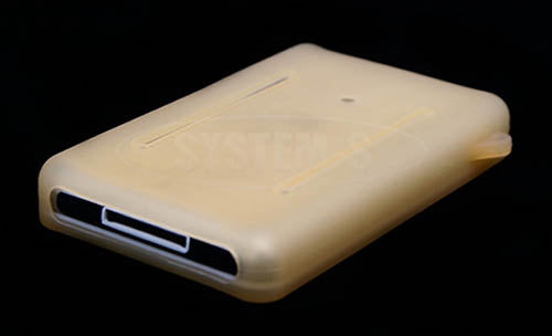 System-S Silikon Skin Hülle für Apple iPod Video 60 80 GB orange