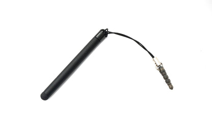 SYSTEM-S Mini Stylus Touch Pen Ausziehbar 6,5 cm bis 9,5 cm Schwarz für Smartphone Tablet PC