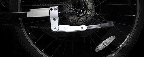 System-S Fahrradständer Seitenständer Arm Weiß