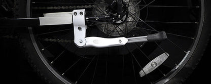 System-S Fahrradständer Seitenständer Arm Weiß