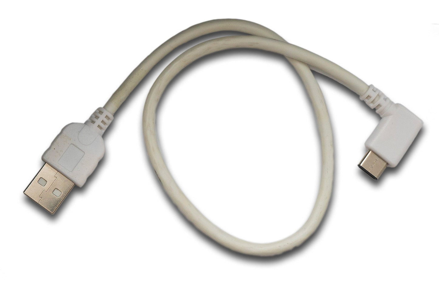SYSTEM-S USB 3.1 Kabel 20 cm Typ C Stecker zu 2.0 A Stecker links rechts gewinkelt