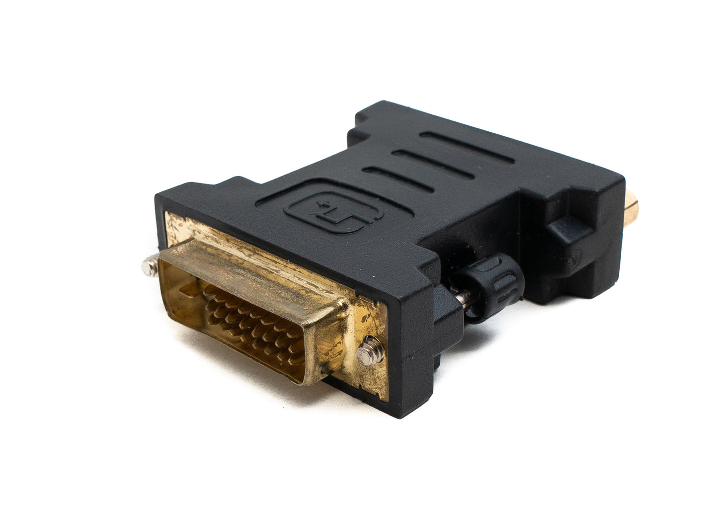 SYSTEM-S DVI Dual Link Adapter DVI-D 24+1 Stecker zu DVI-I 24+5 Buchse Konverter