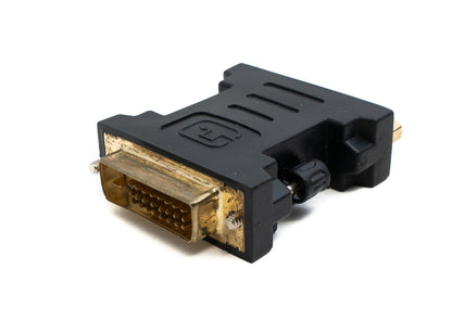 SYSTEM-S DVI Dual Link Adapter DVI-D 24+1 Stecker zu DVI-I 24+5 Buchse Konverter