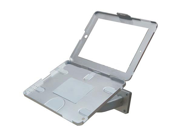 SYSTEM-S trade fair wall mount POS presentation display lockable holder for iPad 9.7" (2018) A1893 A1954 A1822 A1823 A1474 A1475 A1476 A1566 A1567 Air 1 2
