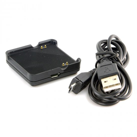 System-S USB Docking Station Charger Cradle Dock for Garmin Vivoactive GPS Smartwatch