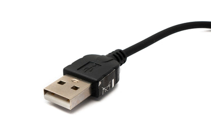 SYSTEM-S USB 2.0 Kabel 20 cm Mini B Stecker zu Typ A Stecker Adapter in Schwarz