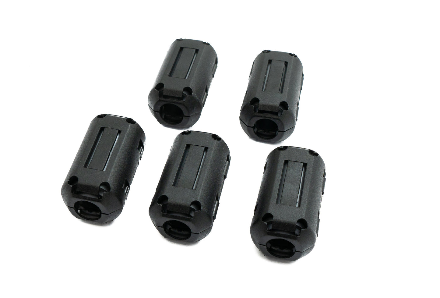 SYSTEM-S 5x Ferritkern 9 mm Ø geteilt Klappferrit Ringkern Mantelwellenfilter für Kabel