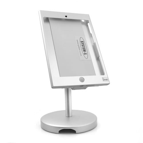 SYSTEM-S abschließbarer Anti- Diebstahl Halterung Messe Präsentations Tisch Display Ständer Haltearm Stand Mount Halter für iPad mini