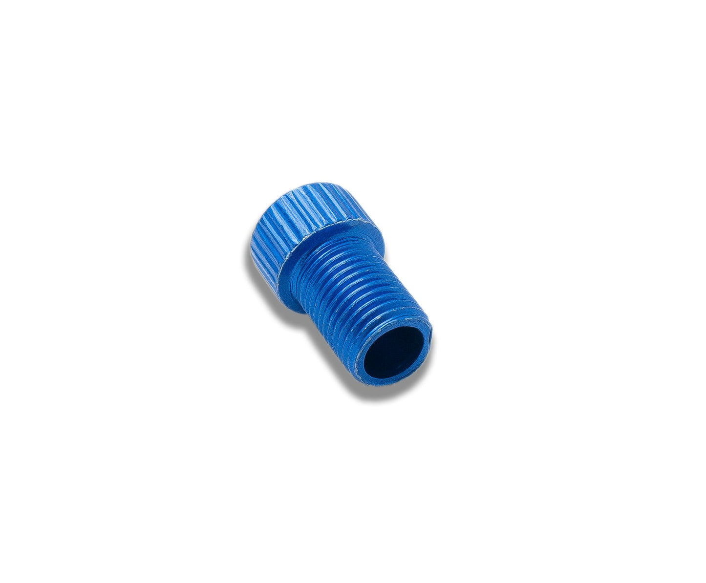 SYSTEM-S Ventil Adapter Ventiladapter Presta auf Schrader von Fahrradventil auf Autoventil in Blau