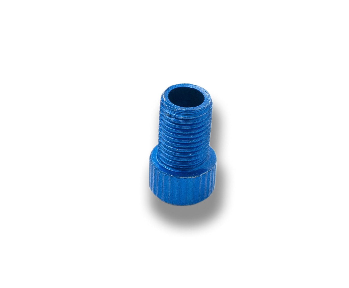 SYSTEM-S Ventil Adapter Ventiladapter Presta auf Schrader von Fahrradventil auf Autoventil in Blau